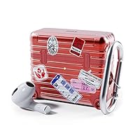 AirPods第二世代本体とスーツケース型カバー 楽天市場】AirPods 用 シリコンケース スーツケースデザイン 角